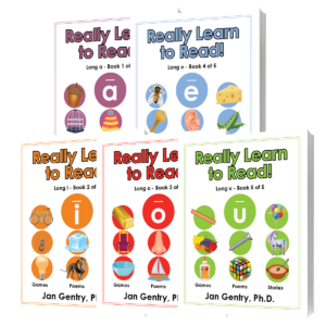 Really Learn To Read! Long Vowel Reading Lesson Book Series by Dr. Jan Gentry